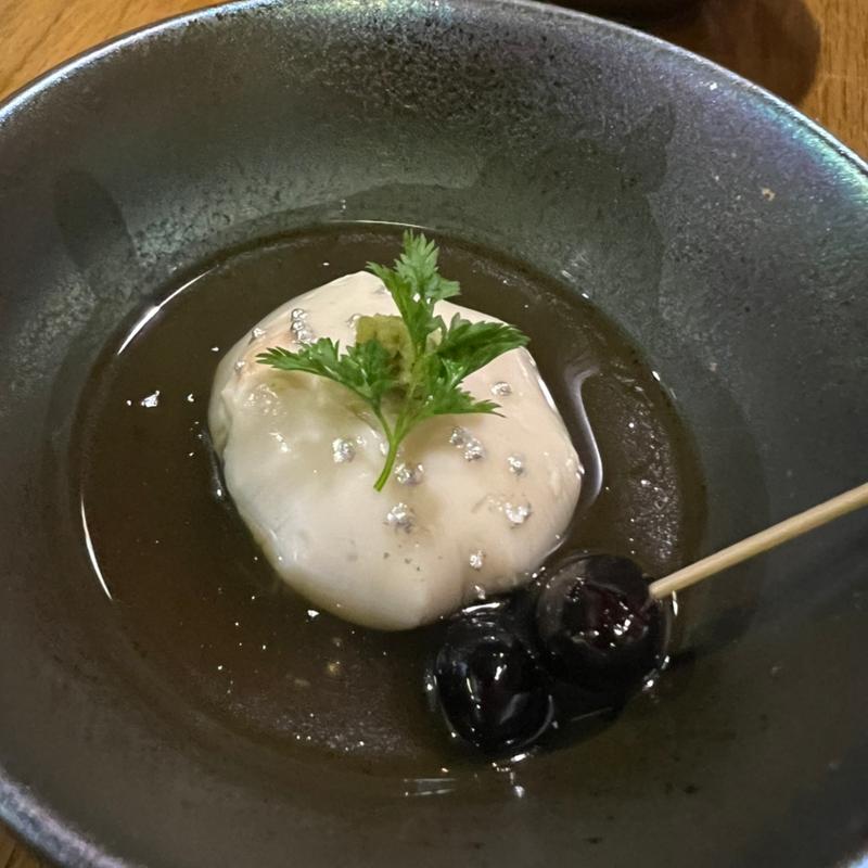 胡麻豆腐(よもぎ)