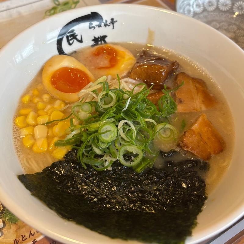 吟醸角煮とんこつ(民都 （らーめんてい みんと）)