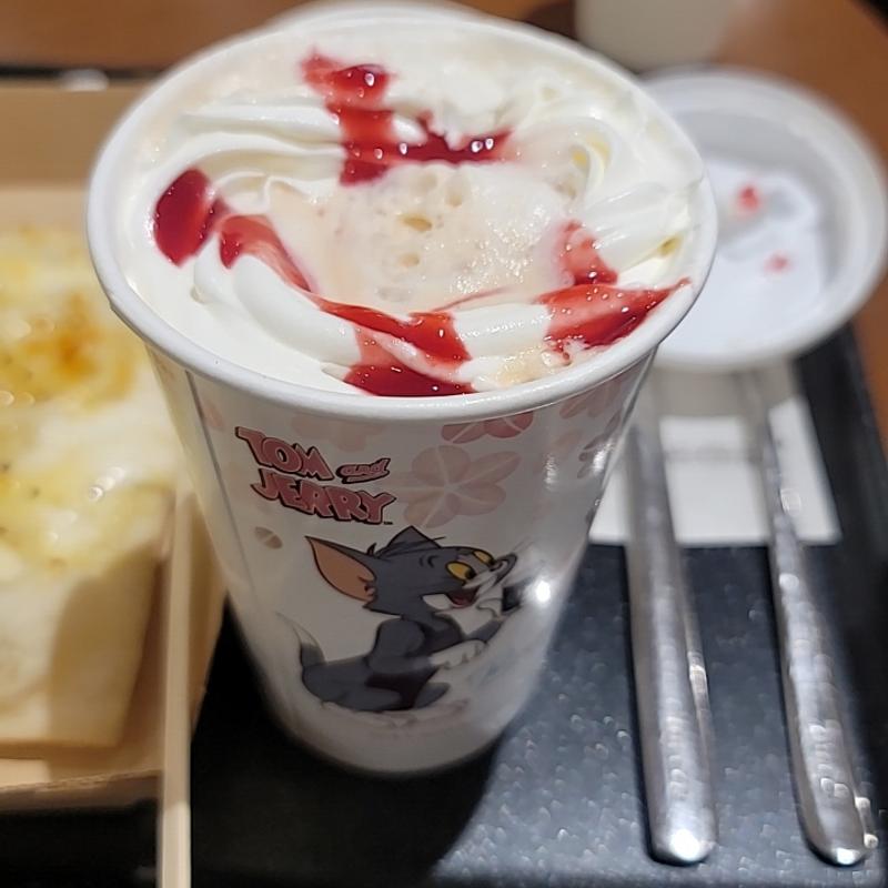 ピーチメルバロイヤルミルクティー(TULLY'S)