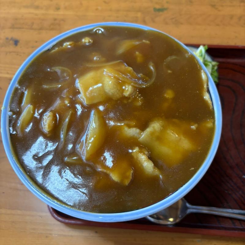 カレー丼　大盛り(春日庵)