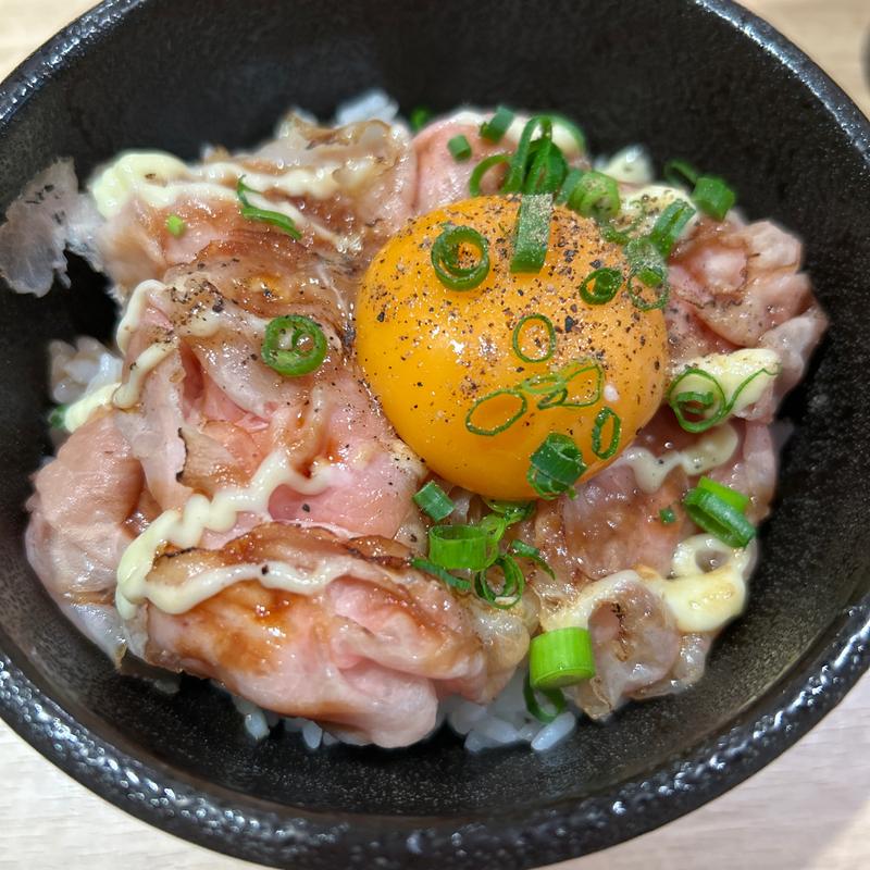 炙りチャーシュー丼(札幌ラーメン 原ゝ（げんてん） その2)