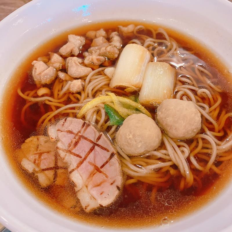 鴨南蛮そば(しらうみ食堂)