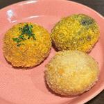3種のリゾットコロッケ(俺のフレンチ 梅田 )
