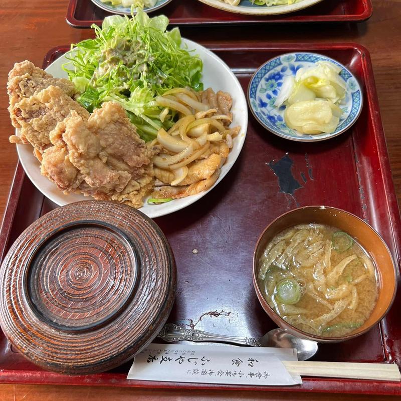 焼き唐定食(ふじや )