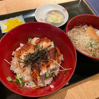 特選うなぎ丼セット(銀しゃり)