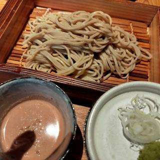 2種だれせいろそば(蕎麦前酒場 はんさむ裏渋谷)