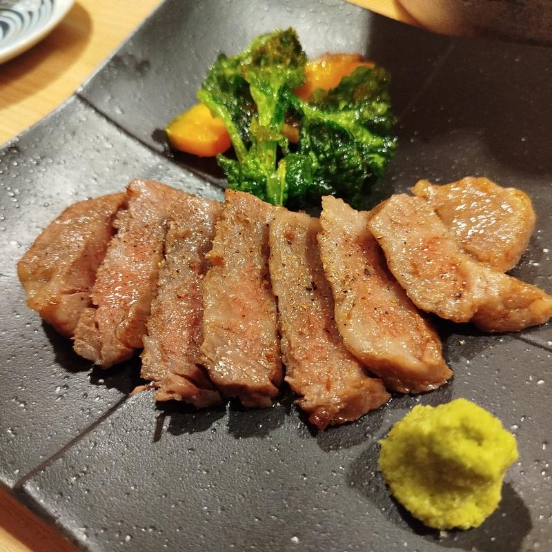 和牛ステーキ(分讃岐うどん あ季 時譚)