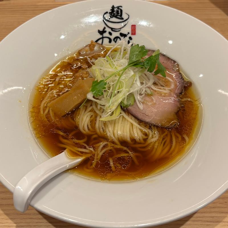 醤油ラーメン(麺 銀座おのでら)