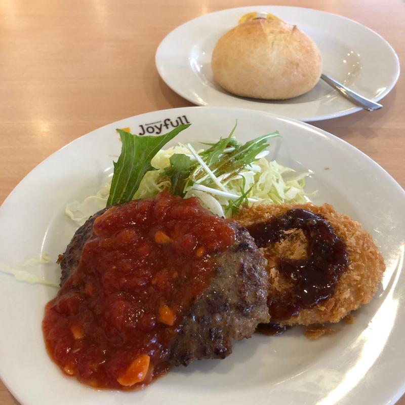 日替りランチ（ハンバーグ&ポテトコロッケ）(ジョイフル 埼玉春日部店)