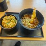 かき揚げ丼セットそば