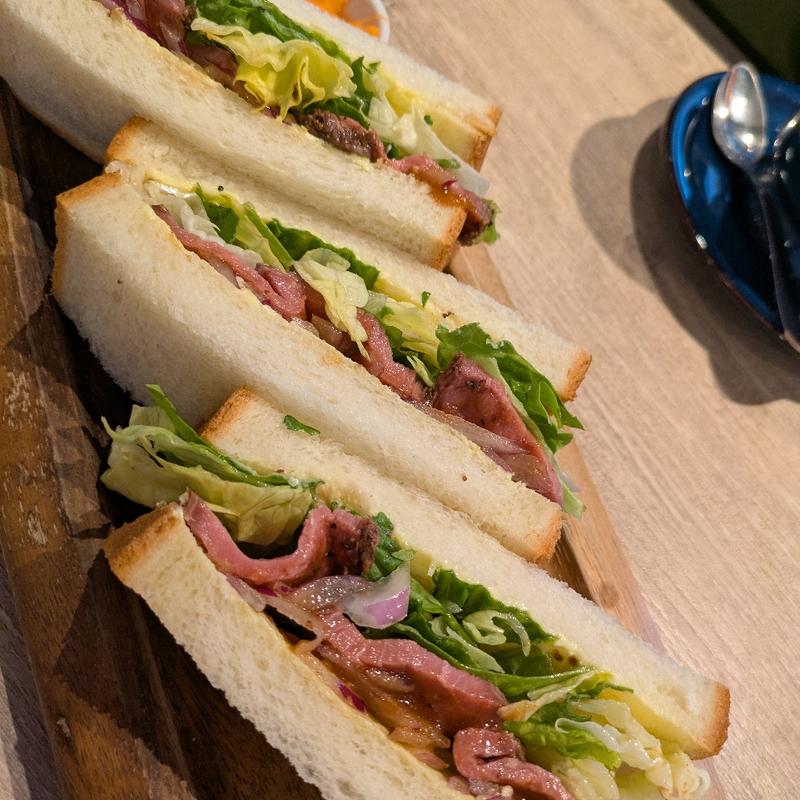 ローストビーフサンド(ポータルカフェ)