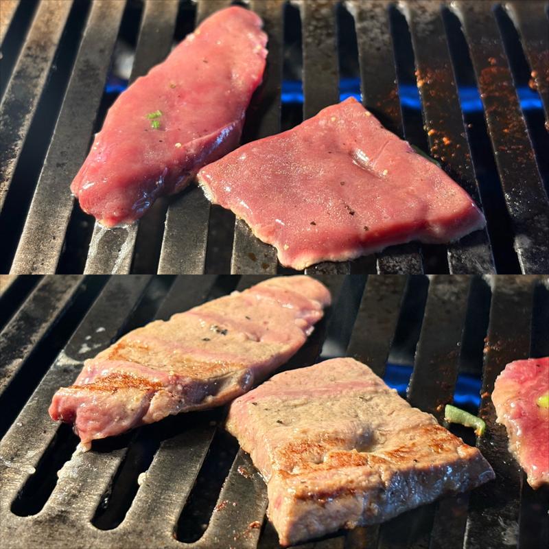 牛レバー・3枚(焼肉　カルビランド　横浜西口店)