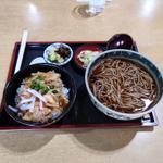 ゆばあんかけ丼セット(手打ち蕎麦柏屋 )