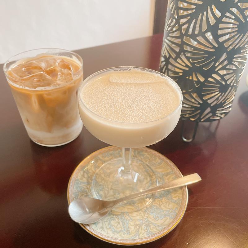 アイスラテとパンナコッタ(elm green coffee)