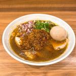 スパイシーカレーそば 味玉