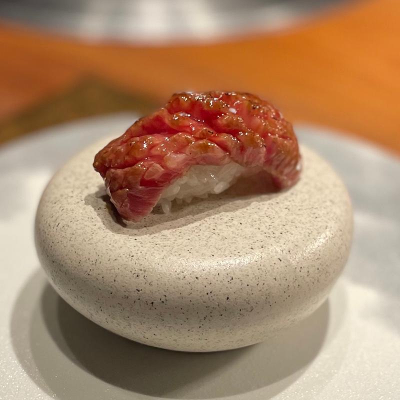 肉寿司（コースの一品）(焼肉牛印 銀座店)