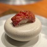 肉寿司（コースの一品）(焼肉牛印 銀座店)