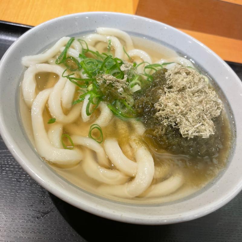 とろろ昆布うどん(かのや 新橋店)