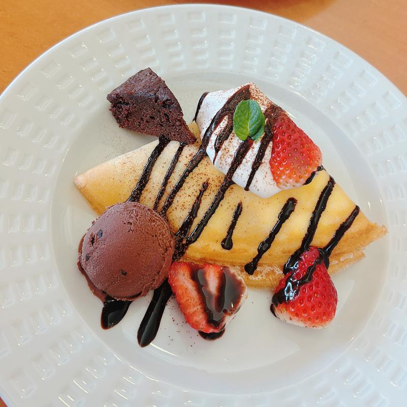 いちごとチョコのクレープ(ココス アルプラザ亀岡前店 （COCO’S）)