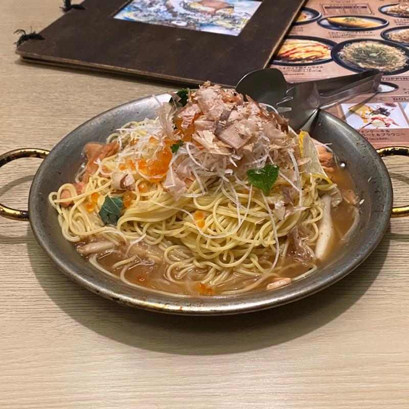 親子パスタ(ココイロカフェ 堺泉北店)