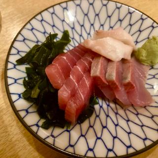 おまかせ三点刺盛り(しげきん)