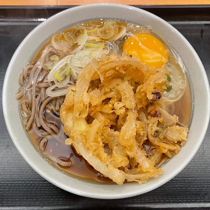 かき揚玉子そば(かのや 新橋店)