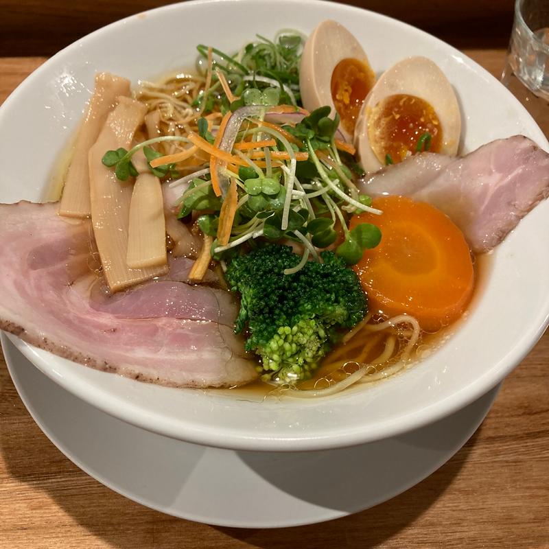 味玉鶏塩ラーメン(大津石山 麺屋 しん)
