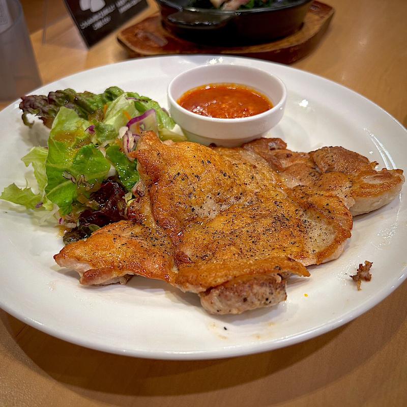 ジューシー若鶏グリル ガーリックソース(ガスト 仙台北四番丁店 )