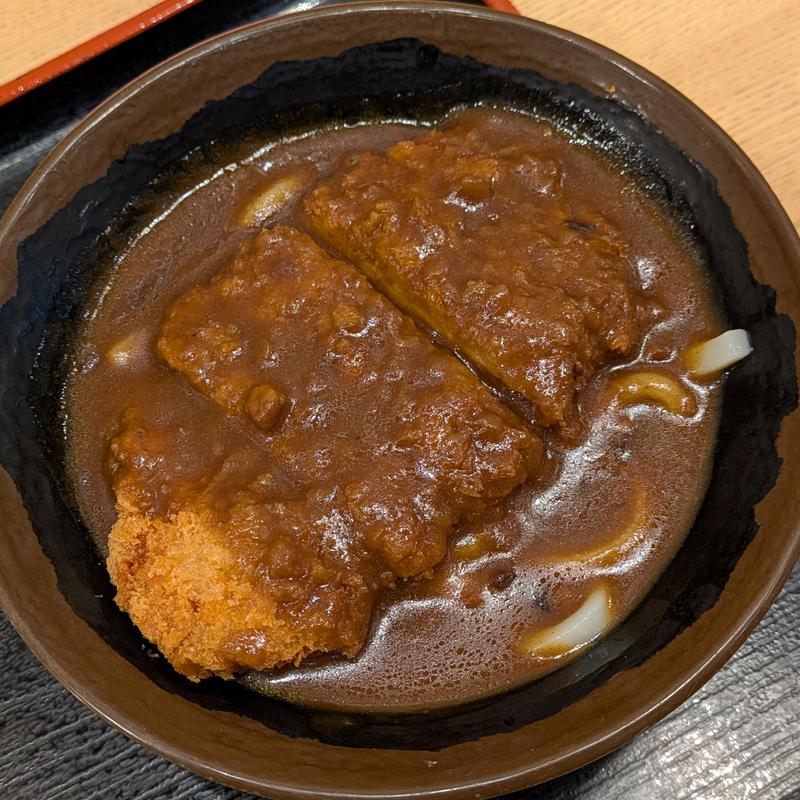 カツカレーうどん(小)(本場さぬきうどん めりけんや 武蔵小杉店)