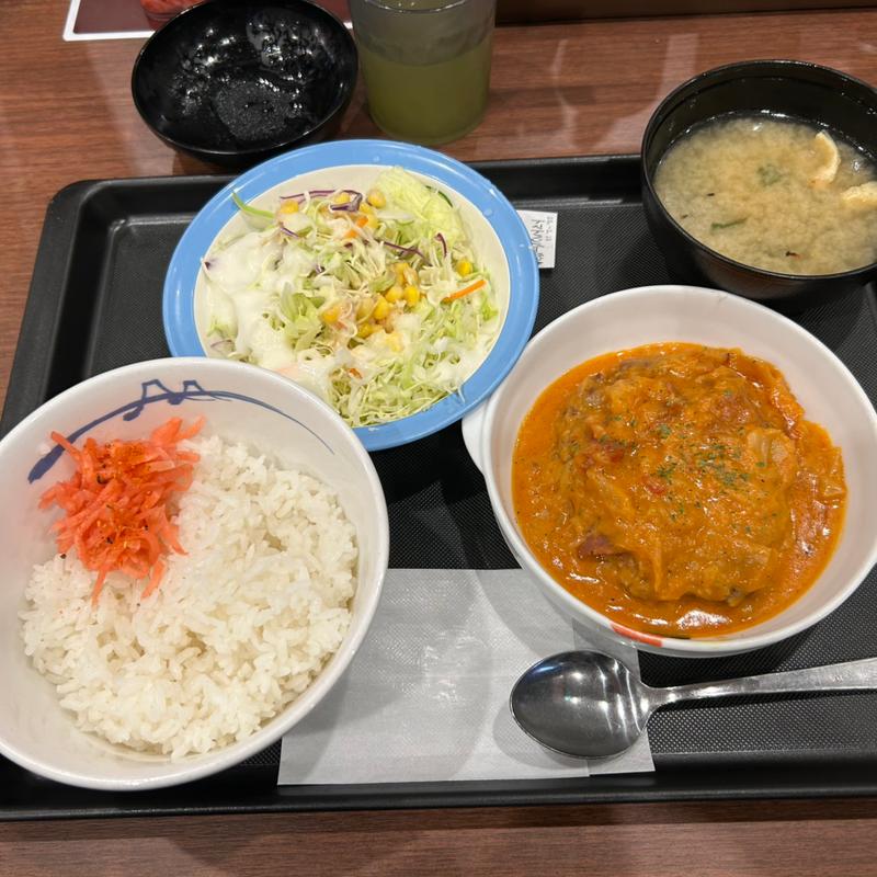 煮込みキャベツのトマトハンバーグ(松屋 川口駅前店 )