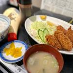 カキフライ定食(更科丸屋)