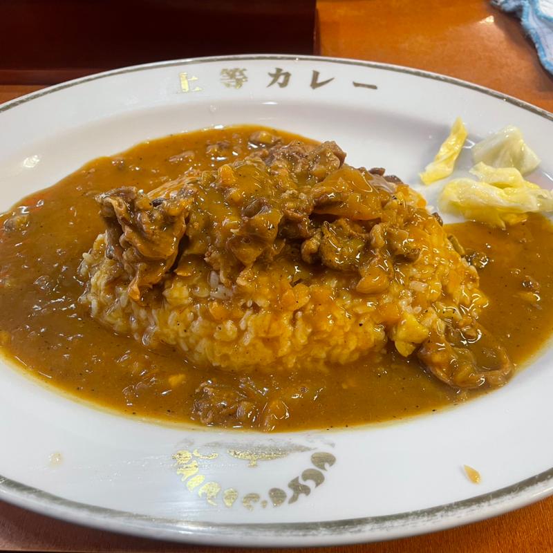 牛すきカレー(上等カレー 平野町店)