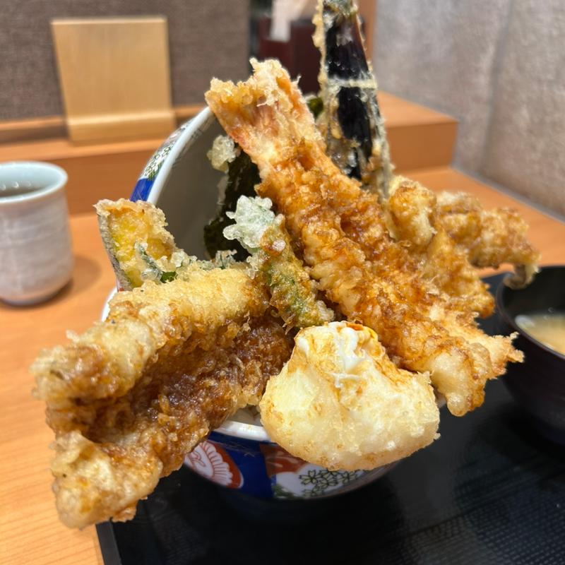 特上穴子天丼(天丼はま田 川口西青木)