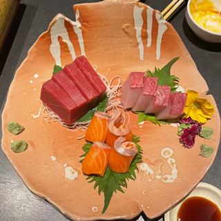 お造り3種盛り合わせ(天串と海鮮の店 はれ天 )