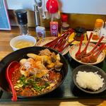 よくばりまぜ麺3辛➕カラスプーンx10