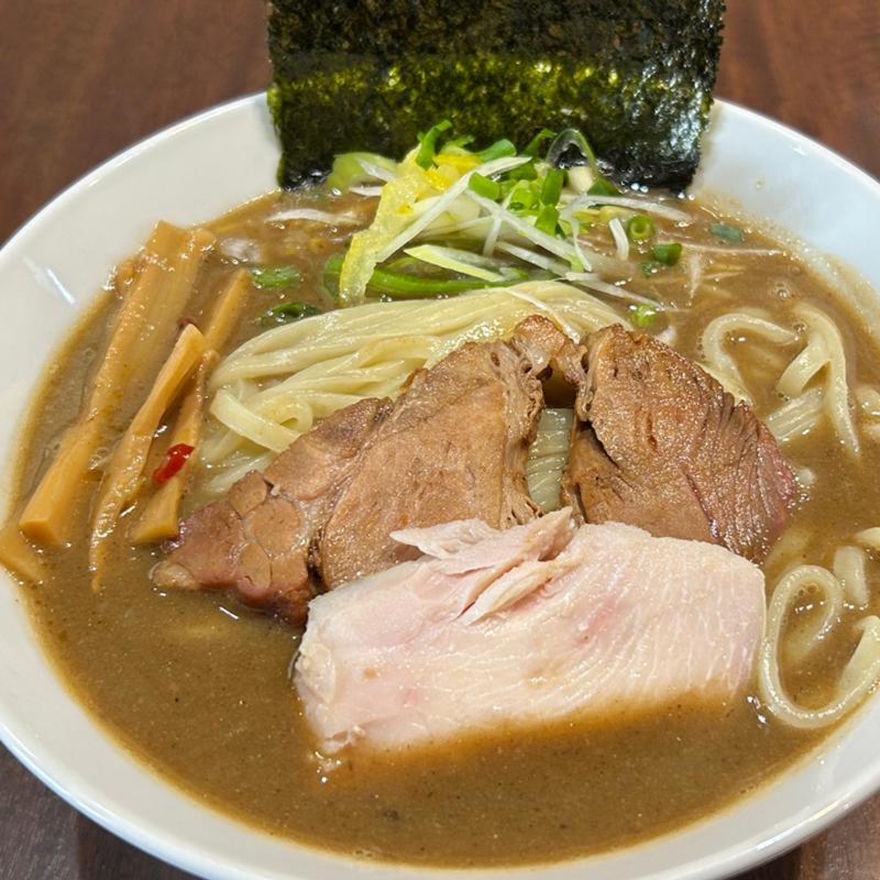 魚介ラーメン中盛(宮元製麺)