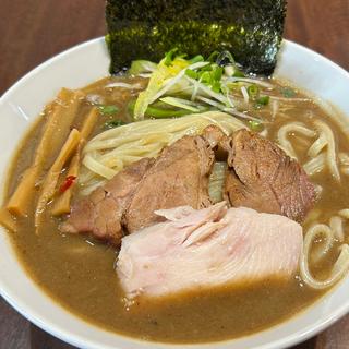 魚介ラーメン中盛(宮元製麺)