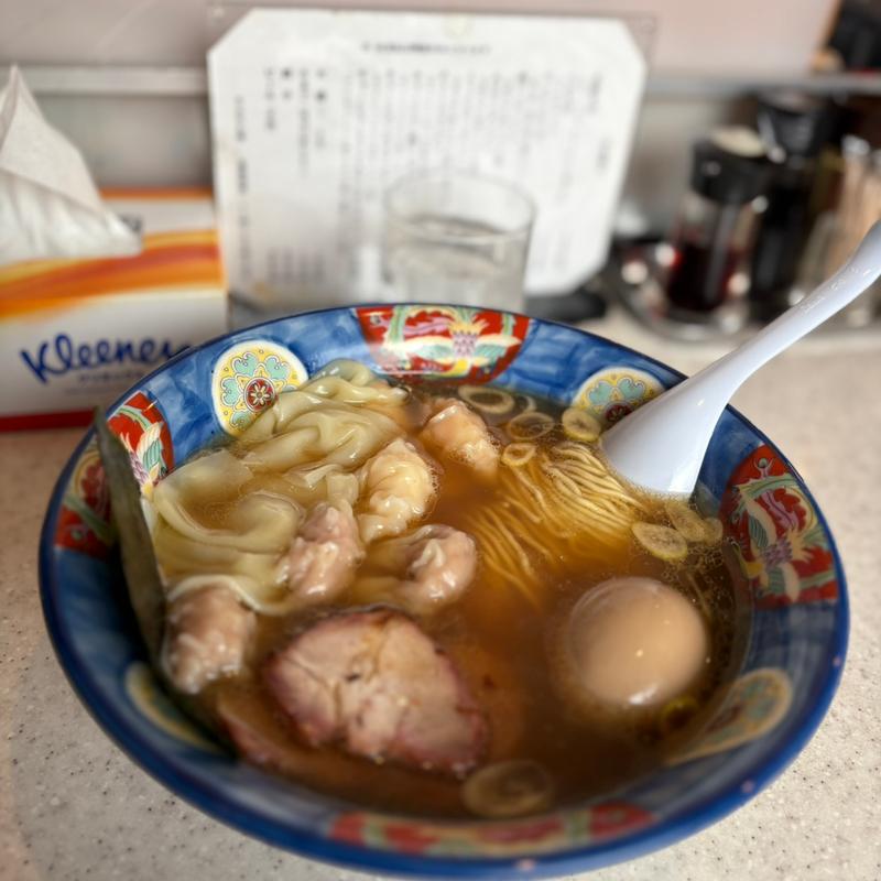 ミックスワンタン麺(支那そば たんたん亭)