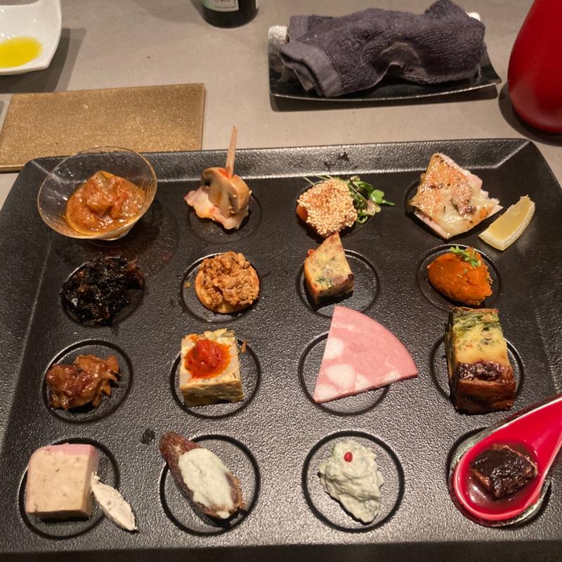 前菜盛り合わせ(ヴィヴィラボ)