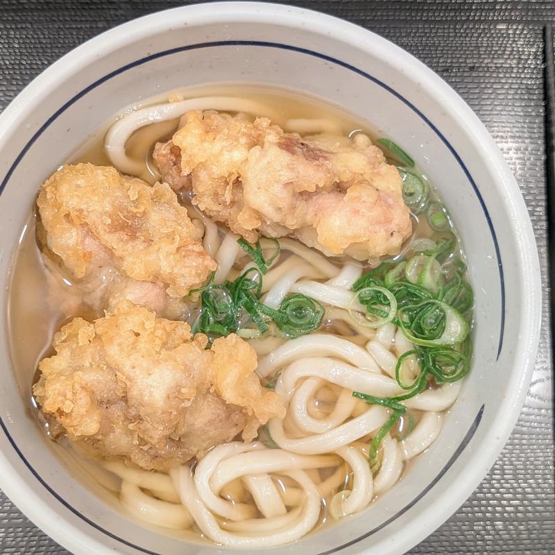 とり天うどん(おにやんま 人形町店)