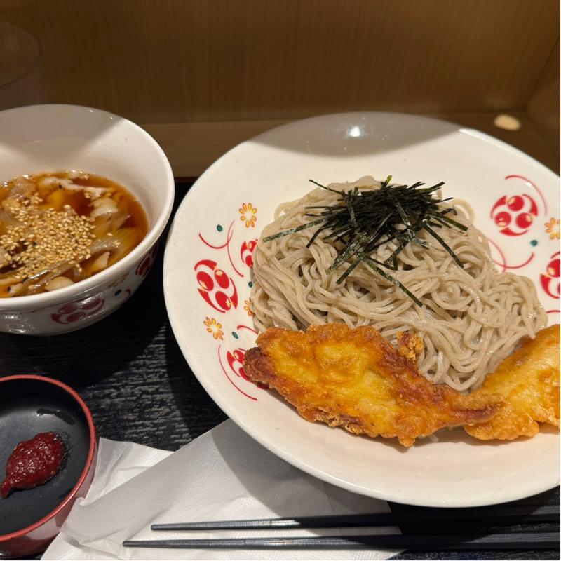 肉ネギつけそば(いろり庵きらく 南浦和)