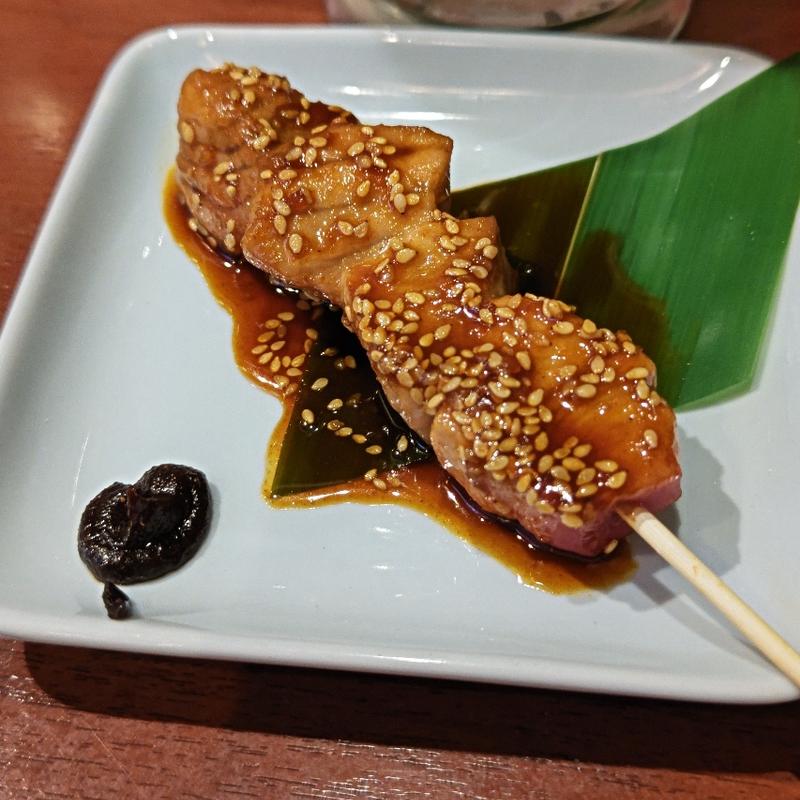 鮪カルビ串(海鮮居酒家 七福水産 )
