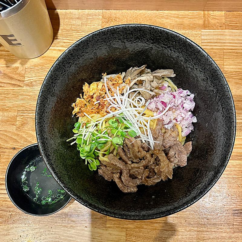 牛まぜそば(TOMORROW NEVER NOODLES)