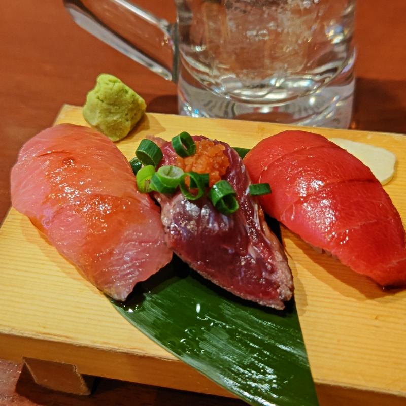 鮪三種(海鮮居酒家 七福水産 )