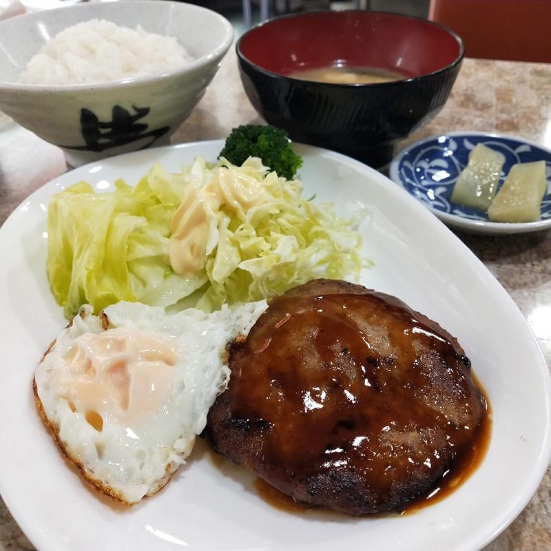 自家製ハンバーグ定食(その)