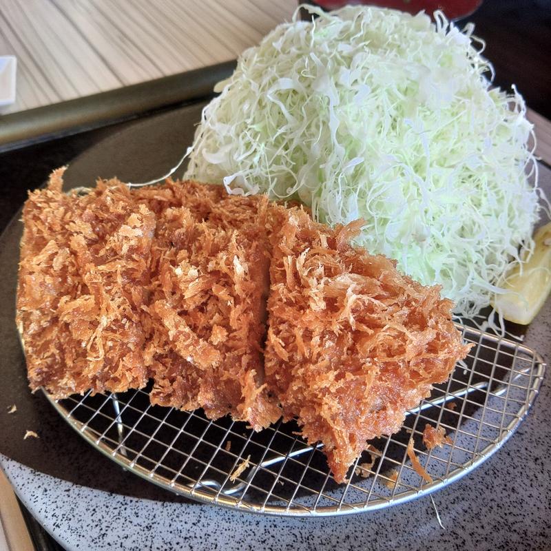 県産バラかつ定食(とんかつ　かつ祭)