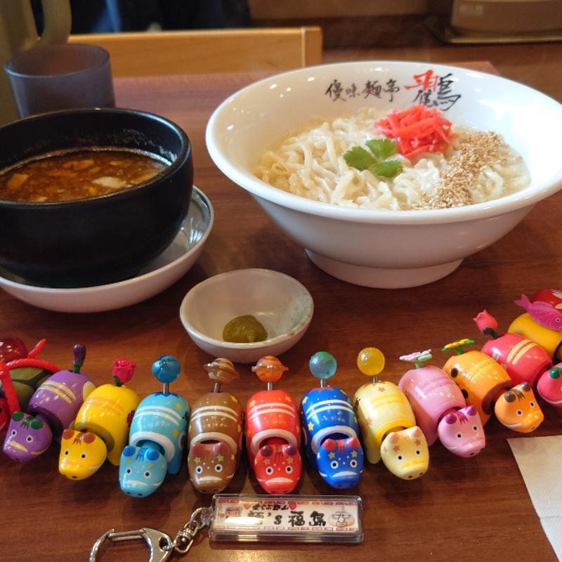 鶏白湯煮込みつけ麺(麺処若武者)