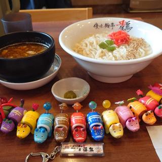 鶏白湯煮込みつけ麺(麺処若武者)