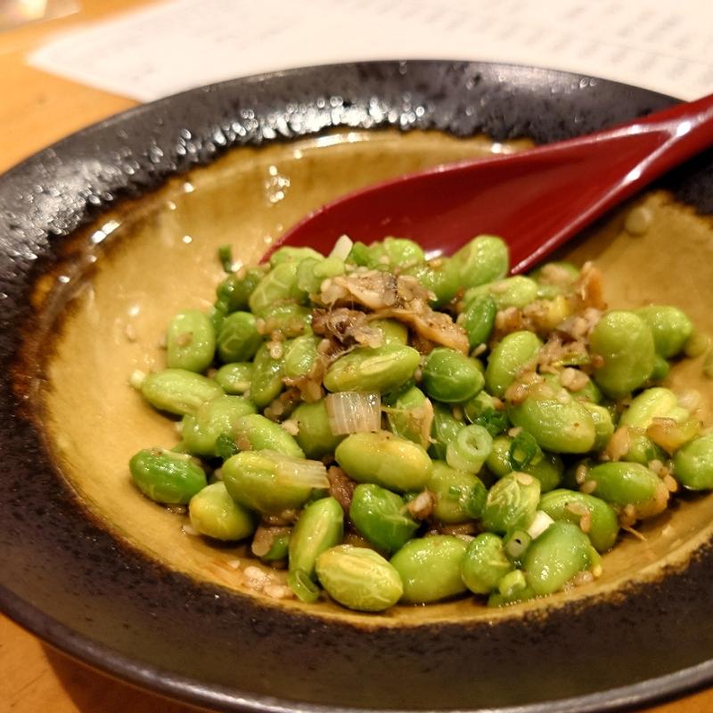 枝豆特製塩ダレ(割烹食堂かいね)