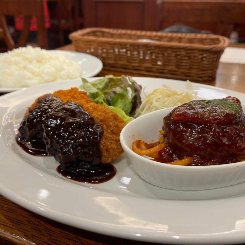 日替りランチ　大盛り(銀座ライオン 新宿エルタワー店)